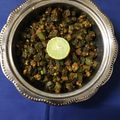 Sneha Patel's cooksnap of when they made મસાલેદાર ભીંડા નું શાક (Masaledar Bhinda Shak Recipe In Gujarati).