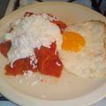 El cooksnap de Fathy Padilla cuando hizo Chilaquiles de Guajillo.