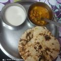 Gurleen का कुकस्नैप जब उन्होंने बीटरूट मिस्सी रोटी बनाया था।