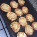 El cooksnap de Josefina Ibañez cuando hizo Canastitas de jamón, queso y choclo.