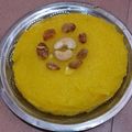 Magideepan's cooksnap of when they made கேசரி பாத் (Kesari bath recipe in tamil).