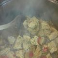 Cooksnap από Ειρήνη στη συνταγή Χοιρινό λεμονάτο στην #κατσαρόλα με μανιτάρια και πιπεριές