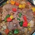 El cooksnap de Mamicoffeen cuando hizo Bistec a la Mexicana con cerveza.