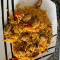 El cooksnap de Jose Silvino Ronderos cuando hizo Económico y rápido arroz de atún y mejillones en lata con Olla GM H.