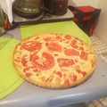 El cooksnap de Camila Diaz cuando hizo Quiche tomate albahaca.