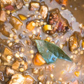 El cooksnap de Erandi Chaves cuando hizo Lentejas con chorizo y morcilla.