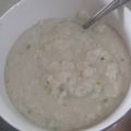 Cooksnap dari Ayu Caesaria untuk resep Bubur Ayam Cina Sederhana (Chinese Porridge)