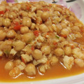 El cooksnap de Cook_and_Jud cuando hizo Bacalao desmigado con garbanzos y espinacas.