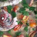 Cooksnap Dapur Yusfarisyia semasa beliau membuat Sup Ikan Merah ala Thai.