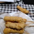 El cooksnap de lucas avilés cuando hizo Panchos fritos con masa y salsa de ajo.
