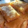 El cooksnap de Pauli 💋 cuando hizo Fainá de queso y panceta.