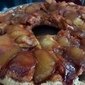 El cooksnap de Gabriela Girscht cuando hizo Torta de peras invertidas sin TACC.