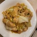 yingying 的 味噌雞里肌炒高麗菜 cooksnap