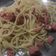 Cooksnap dari Novi Arnov untuk resep Spaghetti Aglio E Olio (with sausage & corned beef)