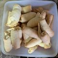 El cooksnap de Lorena Azzi cuando hizo Pan con grasa o "cuernitos" de queso.