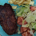 El cooksnap de Erica Schmidt cuando hizo Bife de chorizo a la plancheta.
