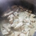 El cooksnap de Ramon Conrado Suárez cuando hizo Pollo al Roquefort.