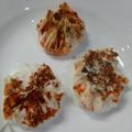 El cooksnap de Empar cuando hizo Huevos flor especiados.