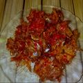 Cooksnap dari Erika Damayanti "Cemilan Kakak Mika" untuk resep Blado ikan asin tipis/kapas