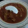 El cooksnap de Fathy Padilla cuando hizo Sopa Tarasca.
