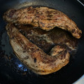 El cooksnap de Shirley Cañete cuando hizo Lomito de cerdo a la manteca.