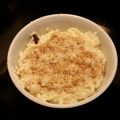 Luke's cooksnap of when they made Arroz con leche.