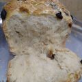 Cooksnap dari Clara's Kitchen untuk resep RAISIN BREAD (dg otang&no mixer)