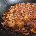 El cooksnap de Juan Carlos Ballester cuando hizo Gazpacho de pollo y Conejo con rebollones.