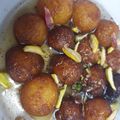 Nishmin Cooper Pahuja's cooksnap of when they made Gulab Jamun without khoya.