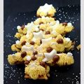El cooksnap de Sandra_M cuando hizo 🎄Árbol de hojaldre y crema de avellana con chocolate blanco🎄.