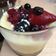 El cooksnap de maybe cuando hizo Mousse de chocolate blanco con frutos rojos.
