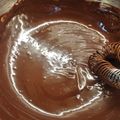 El cooksnap de Genesis Arriagada cuando hizo Ganache de chocolate.
