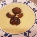 Petra Németh Cooksnap-ja, amikor elkészítette a(z) Burgonyakrémleves kolbászchipsszel receptet.