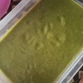El cooksnap de Isabel Pardo cuando hizo Sopa crema de judías verdes para congelar.