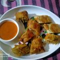SEEMA SRIVASTAVA का कुकस्नैप जब उन्होंने स्प्रिंग रोल (spring roll recipe in Hindi) बनाया था।