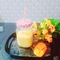 Pinki Banerjee's cooksnap of when they made ম্যাঙ্গো লস্যি(mango lassi recipe in Bengali).