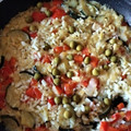 El cooksnap de Mari Luz Sáez cuando hizo Paella vegetariana con arroz integral.