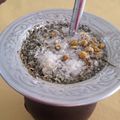 El cooksnap de Renata cuando hizo Mate con yerba de coco.