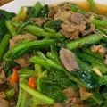 熬夜健身協會常任理事 的 薑燒豬肉炒菠菜 cooksnap