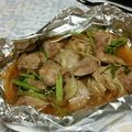 らぶにゃんG's cooksnap of when they made 豚ヒレ肉 簡単ホイル焼き.