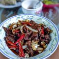 Cooksnap Nora Hj Talib semasa beliau membuat Daging Masak Lada Hitam.
