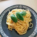 รูป Cooksnap ของ จุ๋ม ณปภัช เมื่อเขาทำ สปาเก็ตตี้มิโสะเบคอน Spaghetti miso bacon