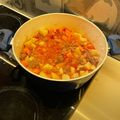 El cooksnap de Raul Espino cuando hizo Guiso de lentejas y chorizo.