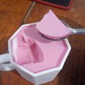 El cooksnap de Julieta Murisasco cuando hizo Gelatina con leche y mousse.