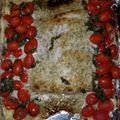 Masonsmom12's cooksnap of when they made Super Easy Roasted Lemon Dill Salmon with Basil Tomatoes.