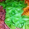 Julie T.'s cooksnap of when they made Rainbow Colored Pasta ~ Holiday.