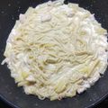 Cooksnap dari Celine Yeo untuk resep Spaghetti Carbonara with Salmon & Broccoli