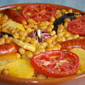 El cooksnap de Gema la gaditana cuando hizo Arroz al horno valenciano.