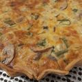 El cooksnap de Giuliana Cappelli cuando hizo Tarta de champiñones, crema y verdeo.