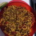 El cooksnap de Cindy Salazar cuando hizo Arroz con lentejas árabe.